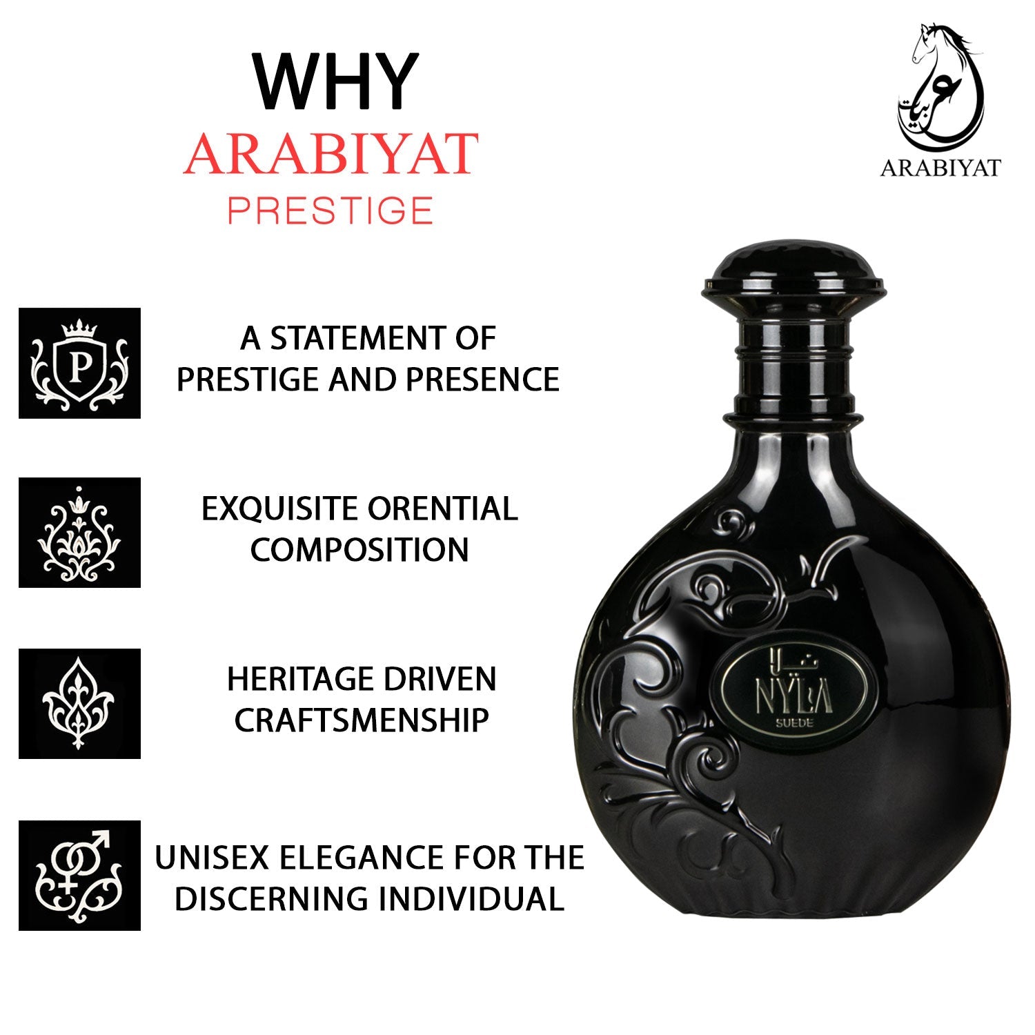 Arabiyat Prestige Nyla suede EDP, 80ml Unisex - Image 5 - Buy from Indicrest