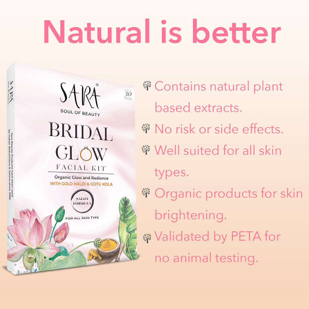 Sara Bridal Facial Kit For All Skin Types, 41g - Image 3 - Buy from Indicrest