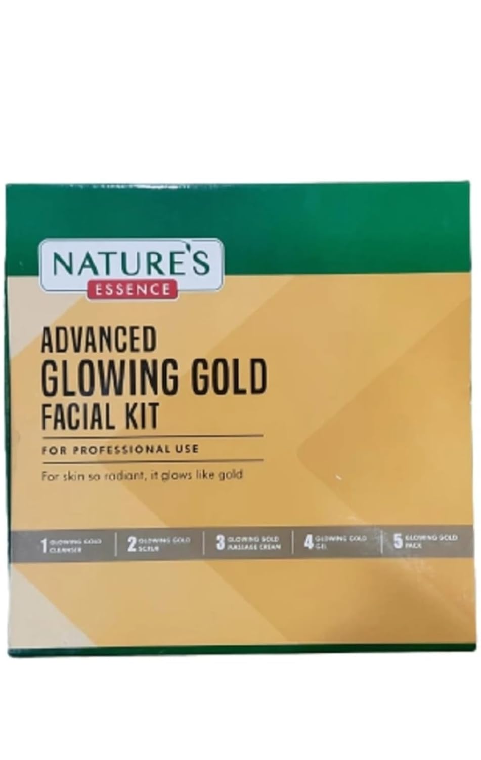 Nature's Essence Advanced Glowing Gold Facial Kit 1000g - Indicrest