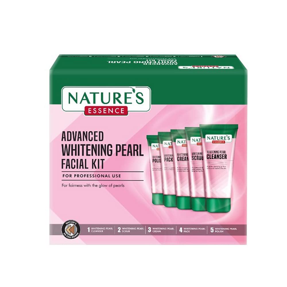Nature's Essence Advanced Whitening Pearl Facial Kit, 250g - Indicrest
