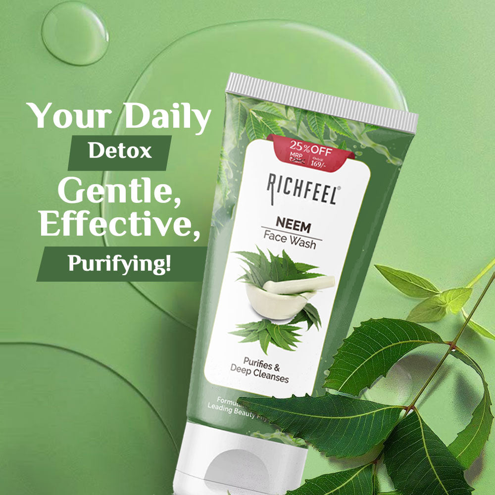 Richfeell Neem Face Wash 100g - Image 6 - Buy from Indicrest