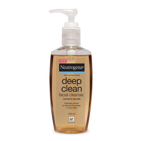 Neutrogena Deep Clean Facial Cleanser, 200ml - Indicrest Buy at Indicrest