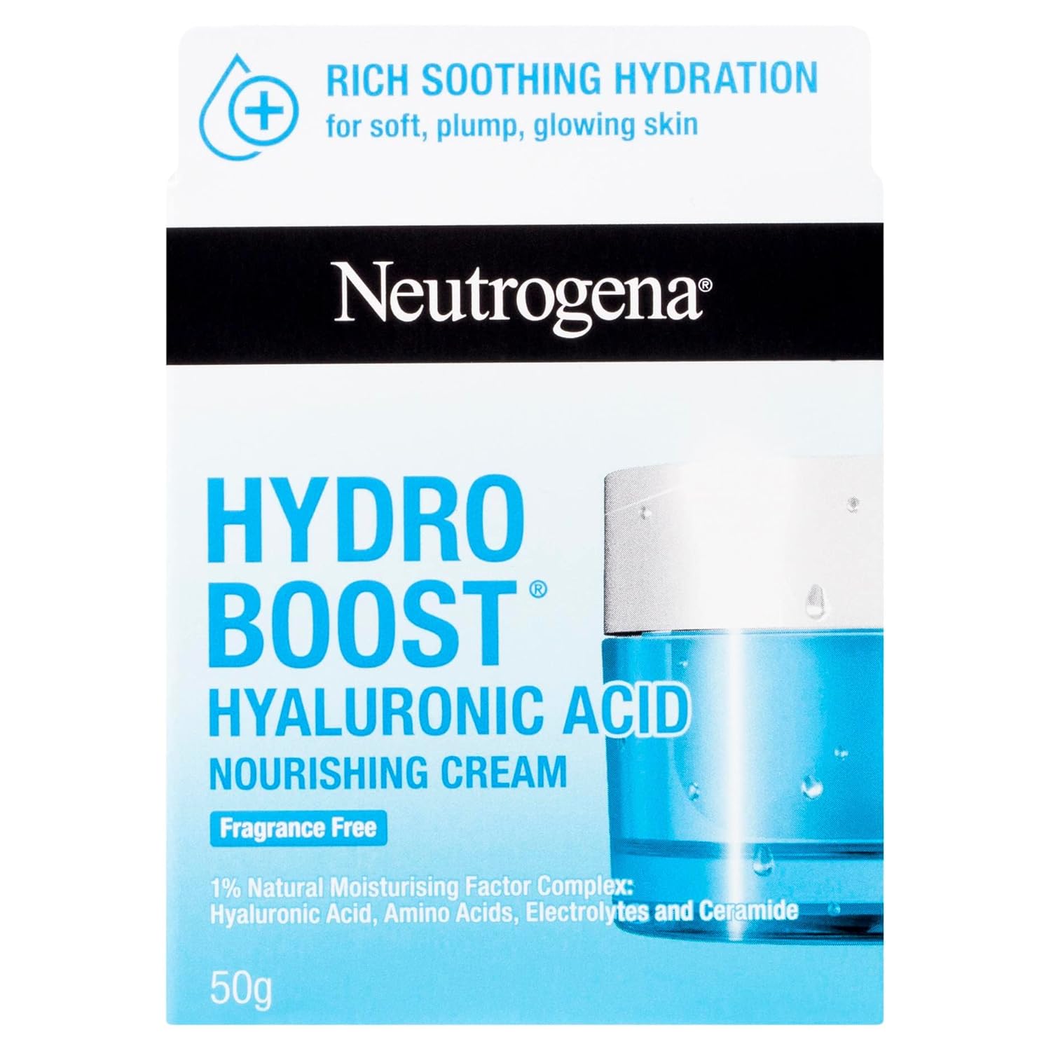 Neutrogena Hydro Boost Hyaluronic Acid Nourishing Cream, 50g - Indicrest