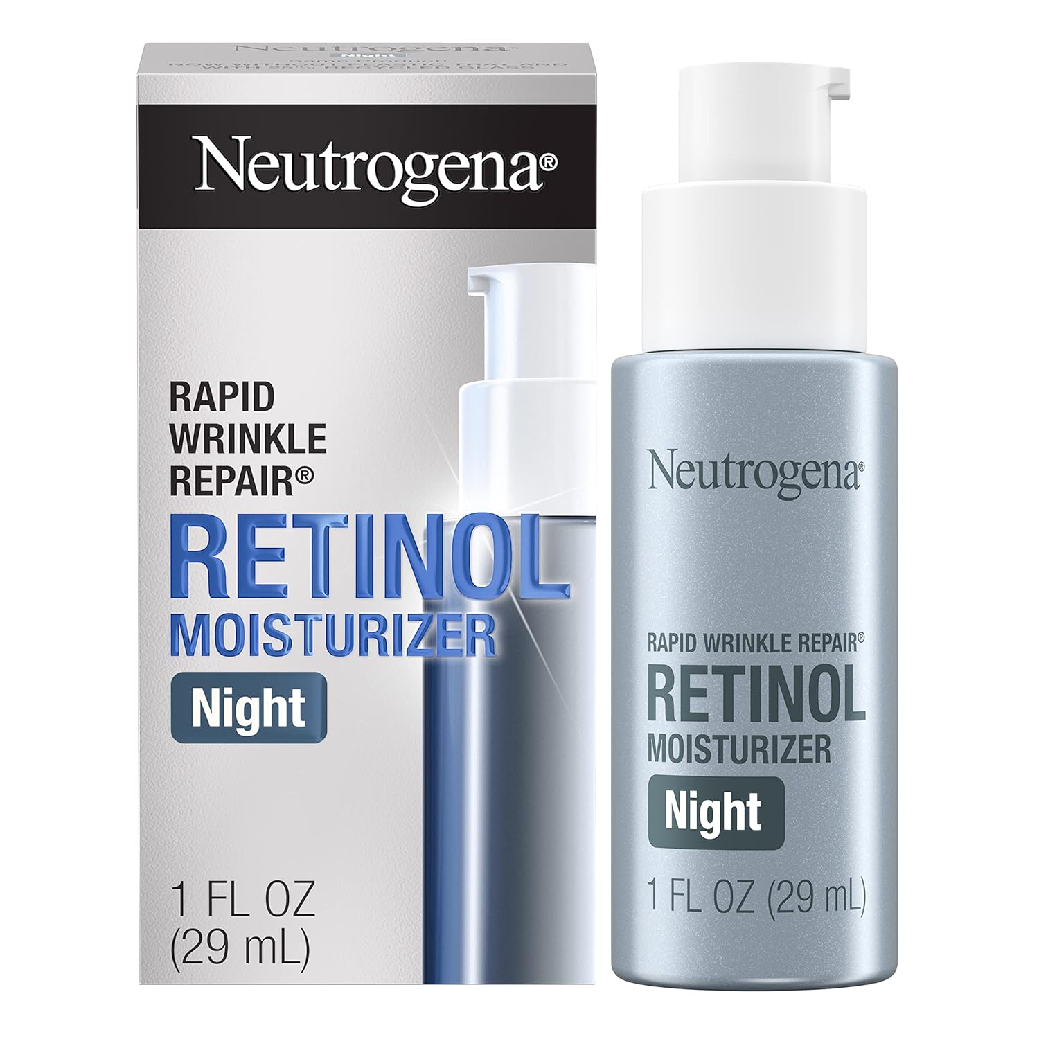 Neutrogena Rapid Wrinkle Repair Night Cream, 29ml - Indicrest