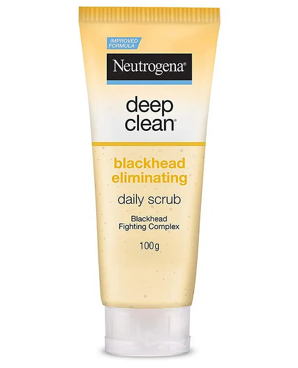 Neutrogena Deep Clean Blackhead Eliminating Face Scrub & Exfoliator with Salicylic Acid, 100g Buy at Indicrest