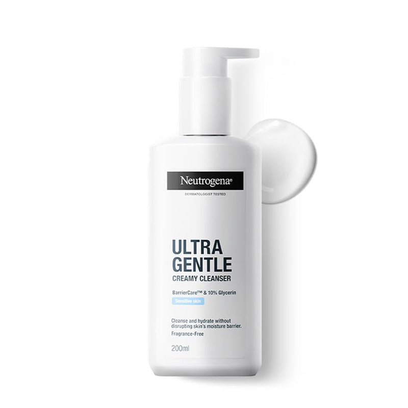 Neutrogena Ultra Gentle Creamy Face Cleanser, 200ml Buy at Indicrest