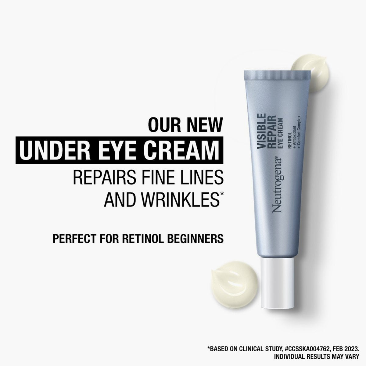 Neutrogena eye cream tube front view Indicrest