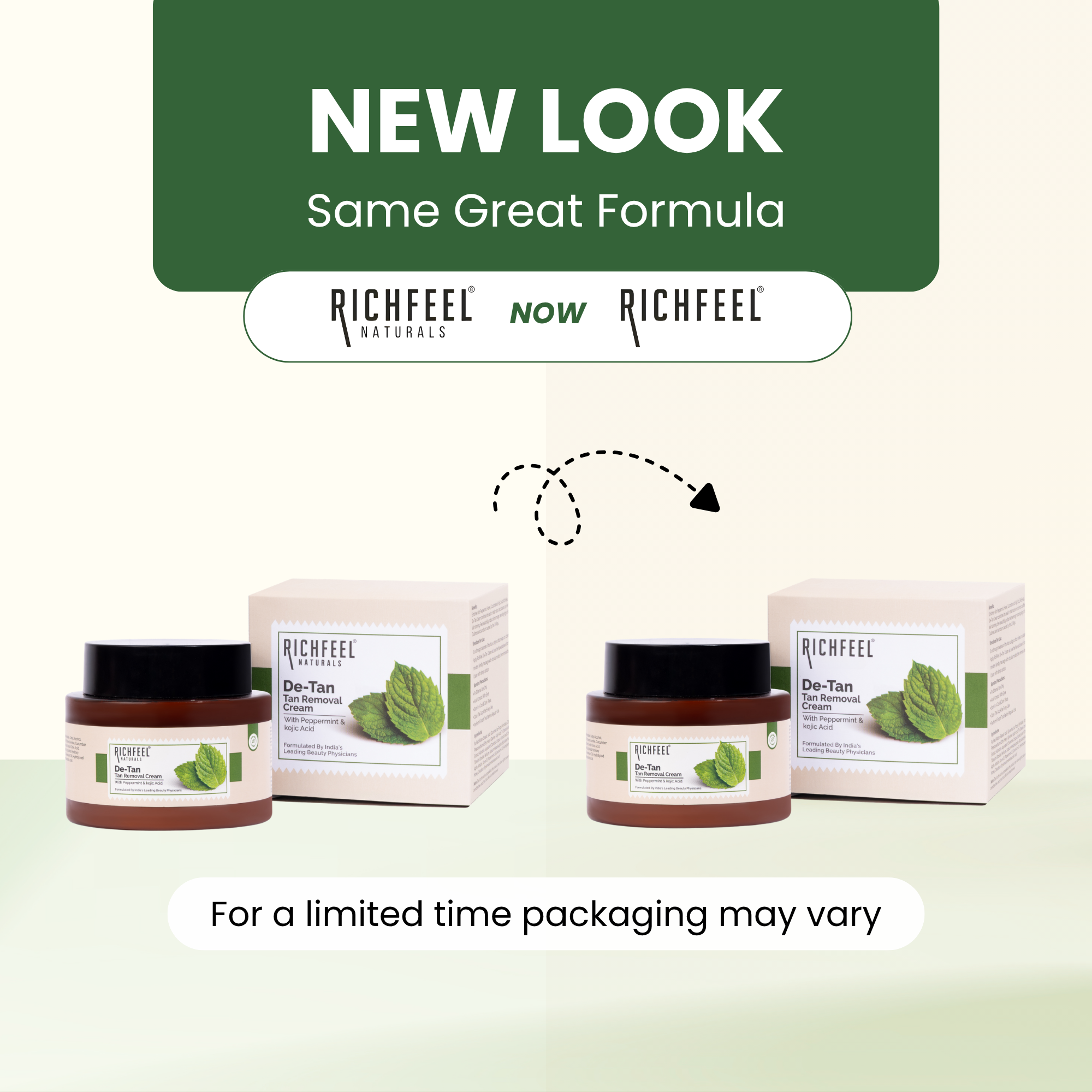 De-Tan Cream | Brightens & Evens Skin | Kojic Acid & Alpha Arbutin | 100g - Image 2 - Buy from Indicrest