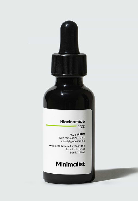 Minimalist Niacinamide 10% Face Serum For  reducing sebum &amp; pores, and even skin tone, 30ml - Image 2 - Buy from Indicrest