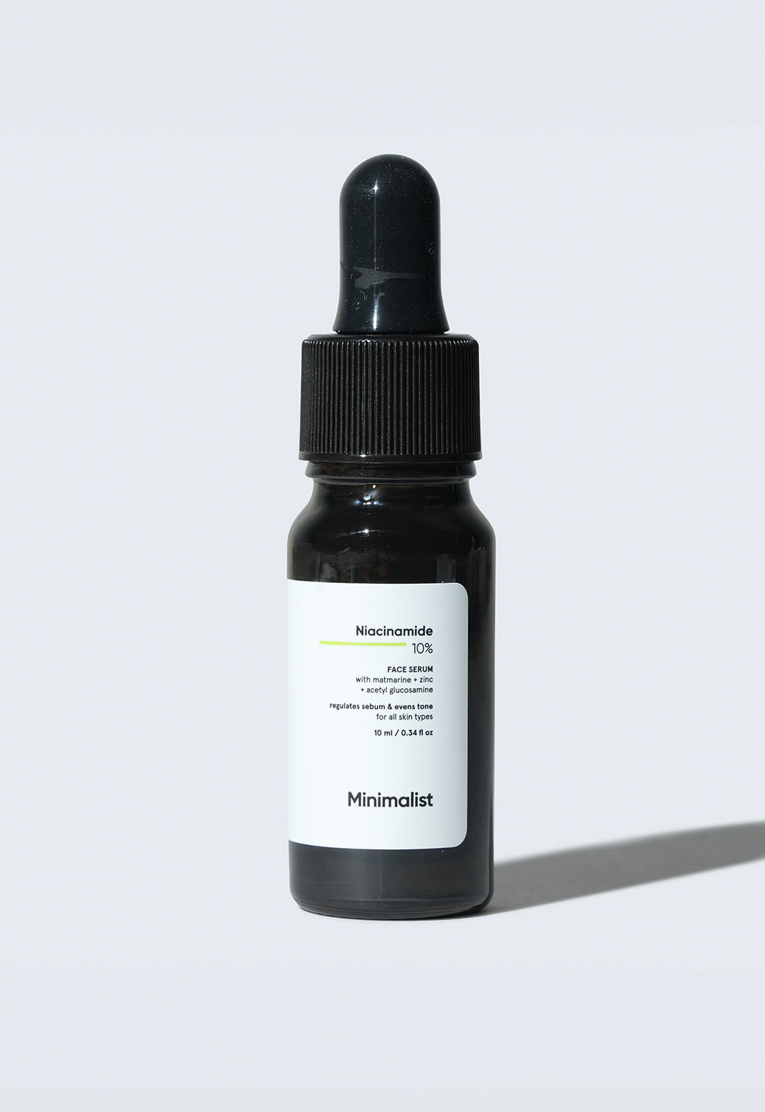 Minimalist Niacinamide 10% Face Serum For  reducing sebum &amp; pores, and even skin tone, 10ml - Buy from Indicrest