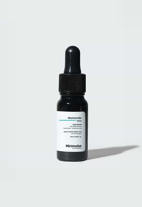 Minimalist Niacinamide 5% Face Serum 10ml For Hydrates, Repairs &amp; Soothes Skin, 10ml - Buy from Indicrest