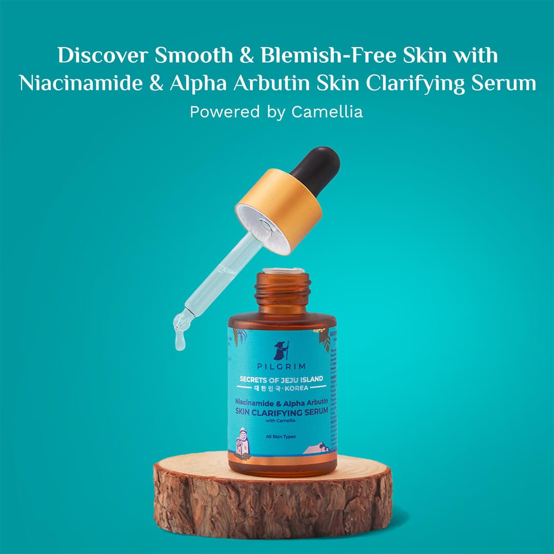 Pilgrim Niacinamide & Alpha Arbutin Skin Clarifying Serum, 30ml - Image 2 - Buy from Indicrest