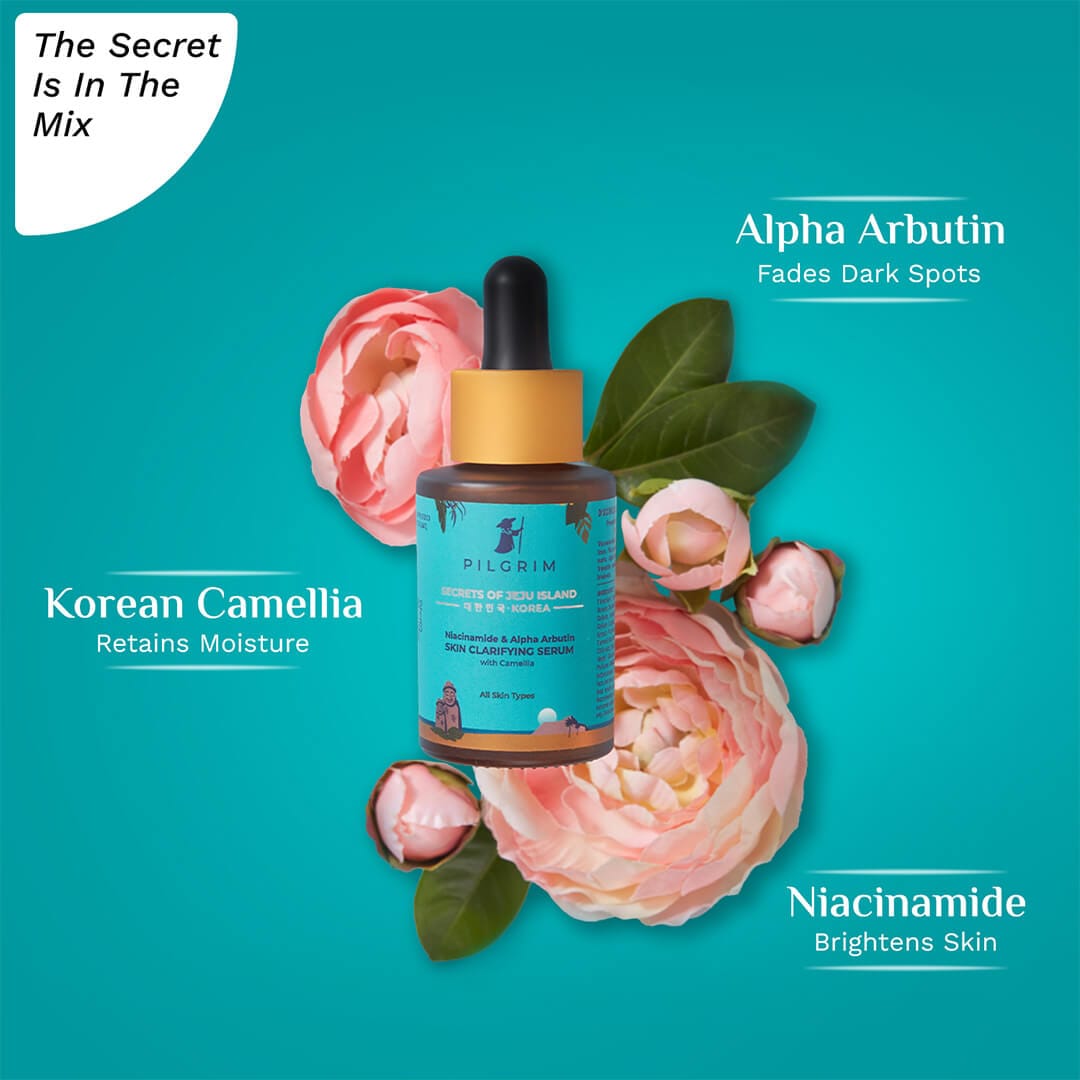 Pilgrim Niacinamide & Alpha Arbutin Skin Clarifying Serum, 30ml - Image 3 - Buy from Indicrest