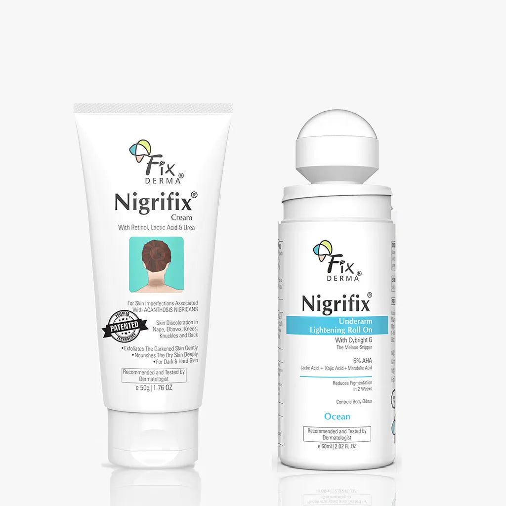Fixderma Nigrifix Bright & Smooth Combo, Cream 50g + Roll-On 60ml - Image 2 - Buy from Indicrest