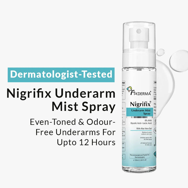 Fixderma Nigrifix Underarm Mist Spray, 100ml - Buy from Indicrest