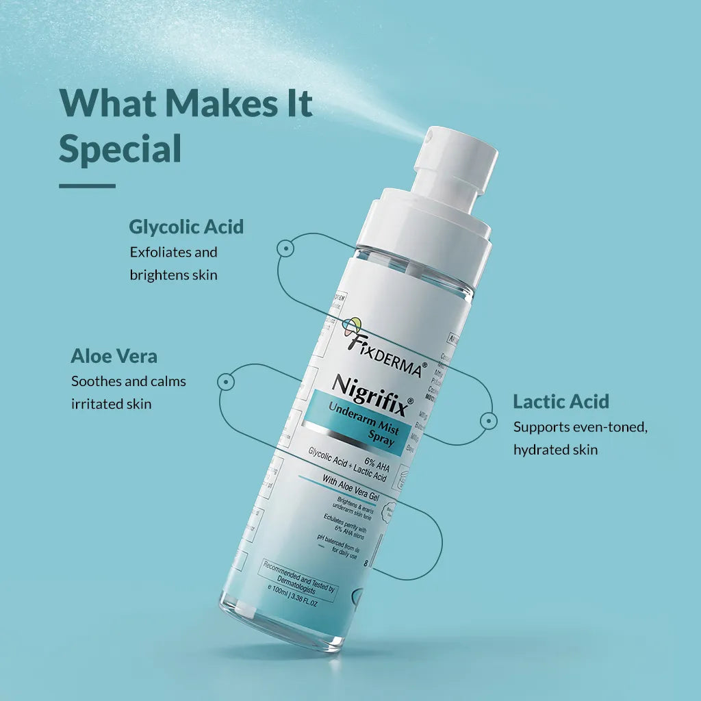 Fixderma Nigrifix Underarm Mist Spray, 100ml - Image 5 - Buy from Indicrest