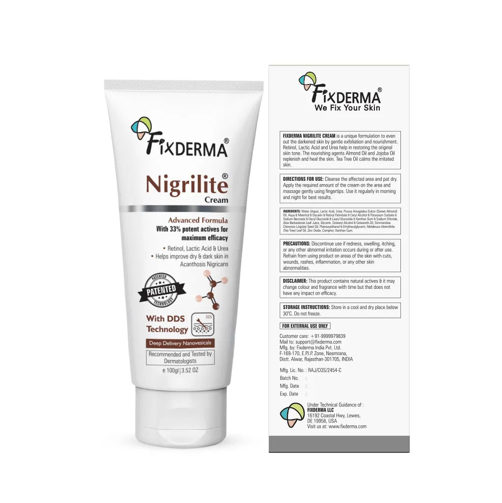 Fixderma Nigrilite Cream | A Specialized Formulation to Treat Hperpigmentation, 100g - Image 10 - Buy from Indicrest