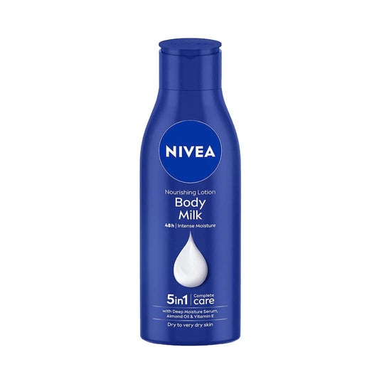 Nivea body milk bottle on a white background Buy at Indicrest