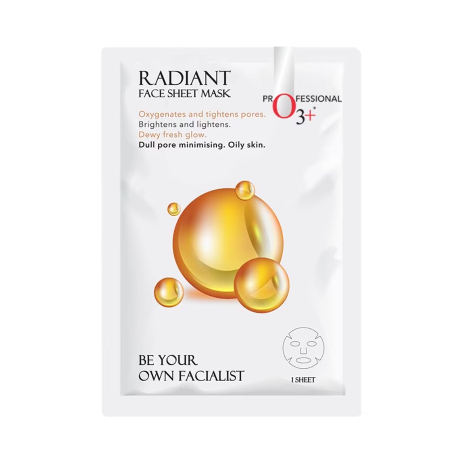 O3+ Facial Radiant Face Mask, 30g - Indicrest