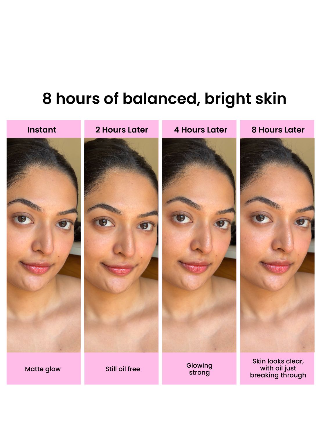 Foxtale Oil Balancing Moisturizer with Niacinamide & Cica Balances oil for 8+ hours while hydrating skin intelligently | Non-greasy | Pearl-like glow | 50 ml - Image 6 - Buy from Indicrest
