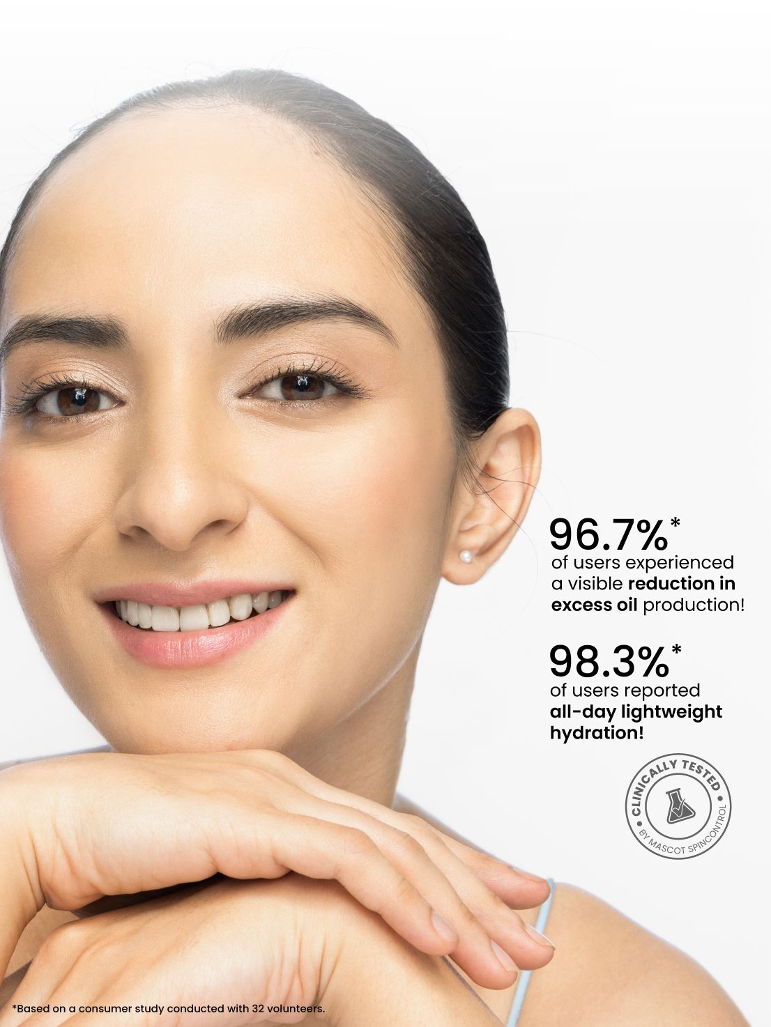 Foxtale Oil Balancing Moisturizer with Niacinamide & Cica Balances oil for 8+ hours while hydrating skin intelligently | Non-greasy | Pearl-like glow | 50 ml - Image 11 - Buy from Indicrest