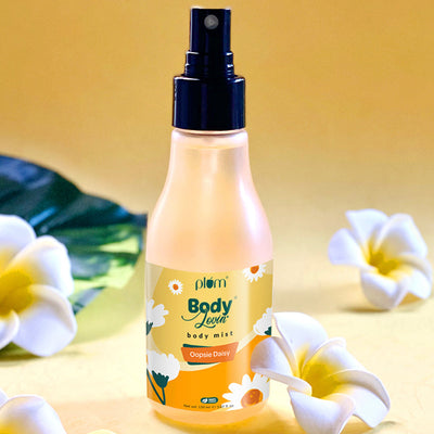 Plum Oopsie Daisy Body Mist by Plum BodyLovin' | Long Lasting | Travel-Friendly | Citrusy-Floral Fragrance | Perfume Body Spray, 150ml