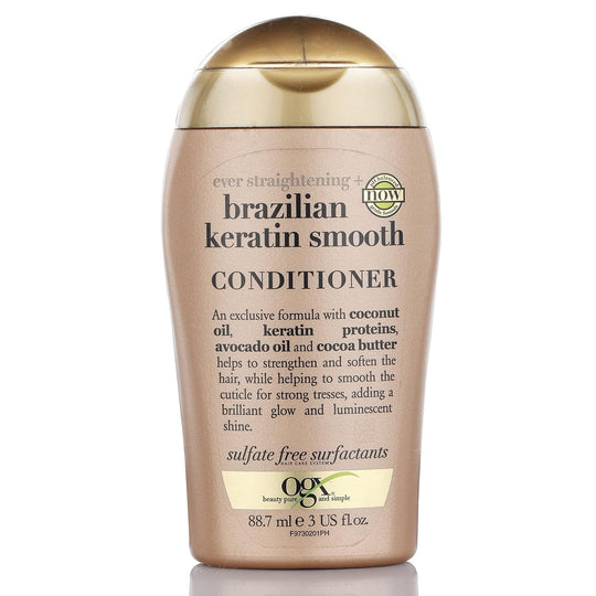 OGX Brazillian Keratin Smooth Conditioner, 88ml - Indicrest Buy at Indicrest