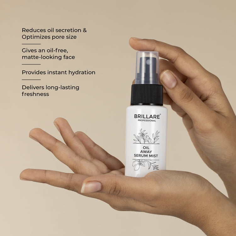 Brillare Oil Away Serum Mist For Acne Prone Skin, 50ml - Image 3 - Buy from Indicrest