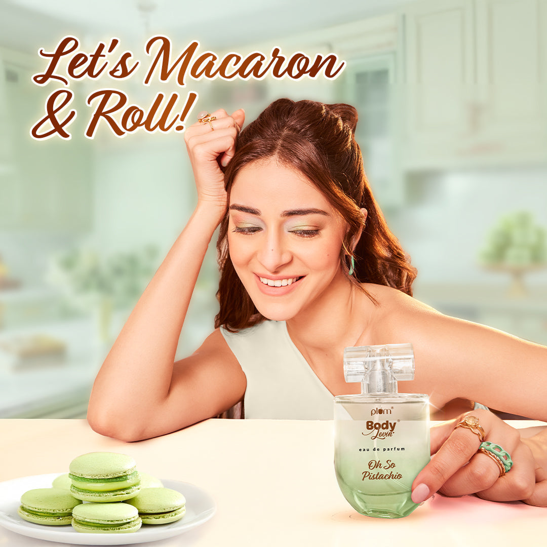 Plum Oh So Pistachio Eau De Parfum (Perfume) by Plum BodyLovin' | Long Lasting | Summer Gourmand Fragrance | Supremely Luxurious, 50ml