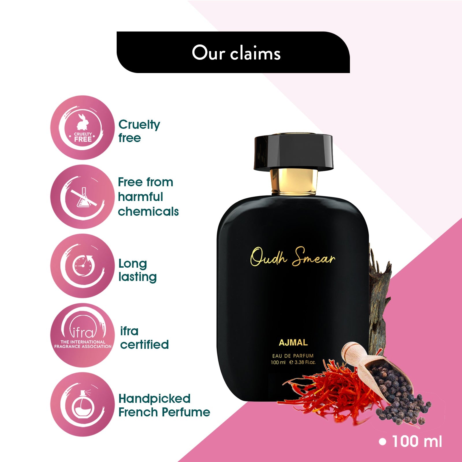 OUDH-SMEAR Perfume 100ML for Men - Image 4 - Buy from Indicrest