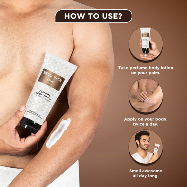 OUD WHITE Perfume Body Lotion - 200ml - Image 4 - Indicrest