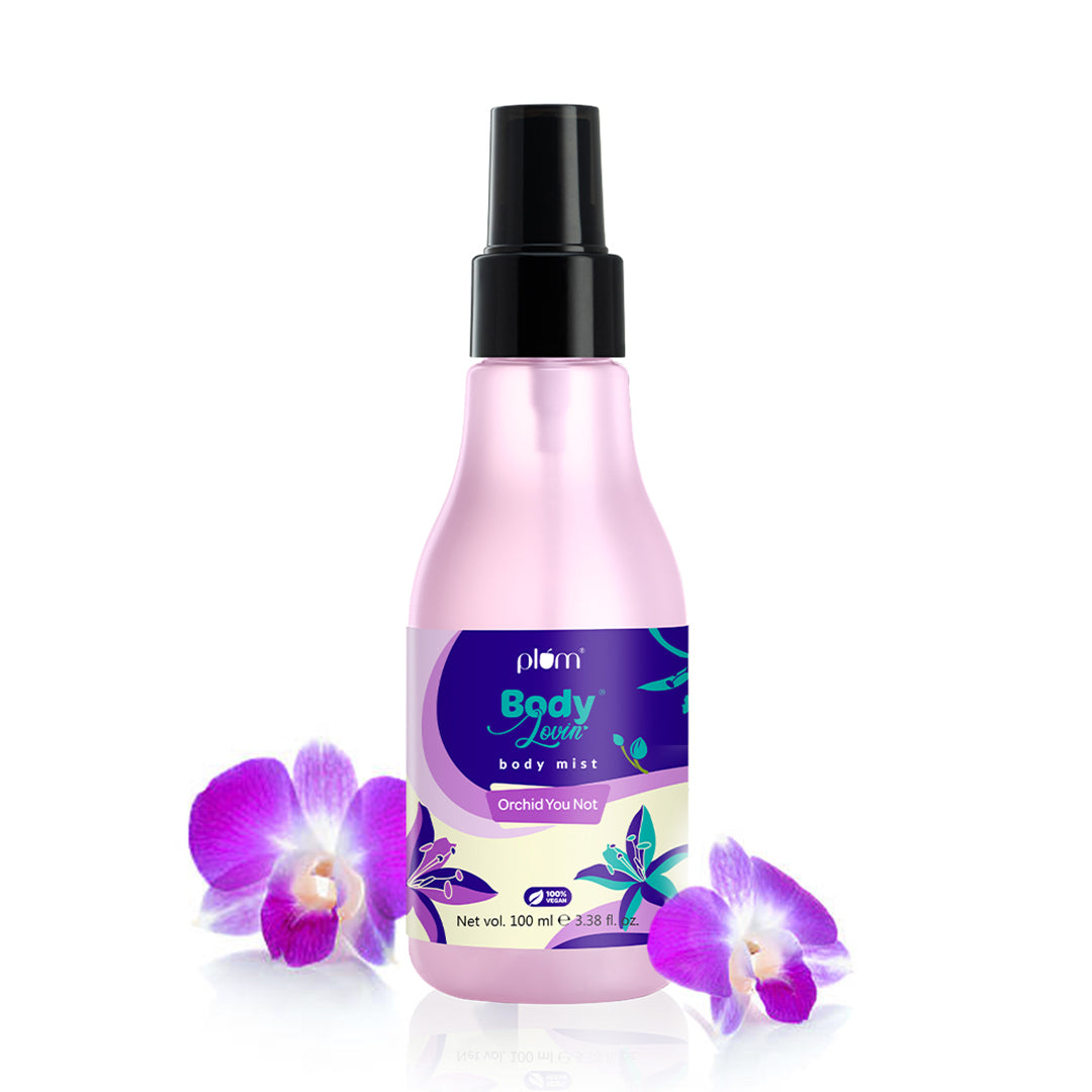 Plum Orchid-You-Not Body Mist by Plum BodyLovin' | Long Lasting | Travel-Friendly | Fresh Floral Fragrance | Perfume Body Spray, 150ml