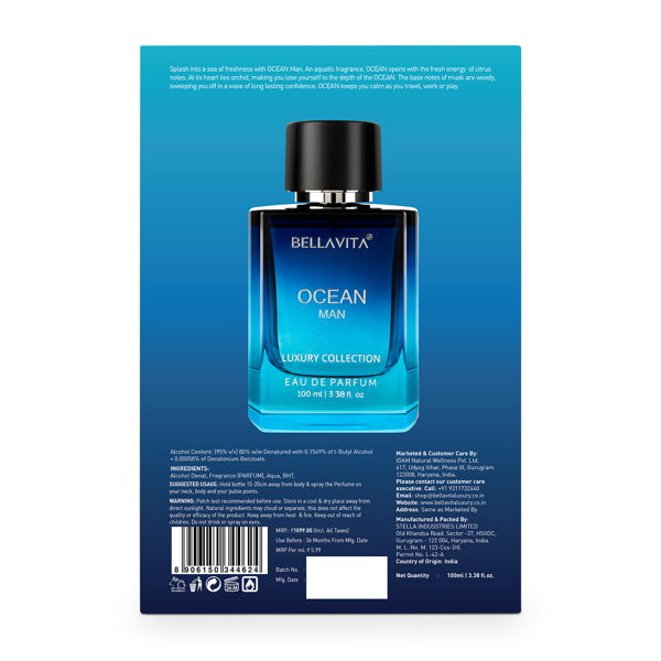 OCEAN Man Perfume- 100ml - Image 7 - Indicrest