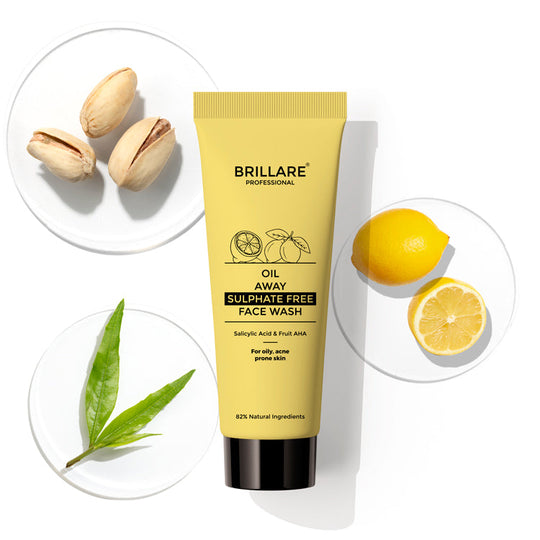 Brillare Mini Oil Away Face Wash For Oily, Acne Prone Skin, 20ml - Buy from Indicrest