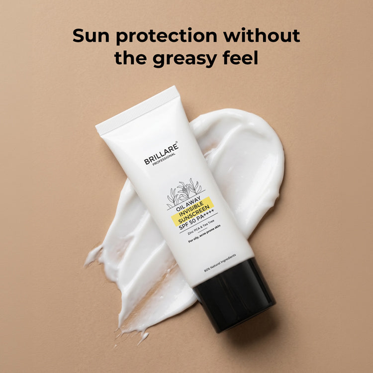 Brillare Oil Away Invisible Sunscreen with SPF50, 50g - Image 2 - Buy from Indicrest