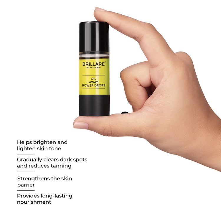 Brillare Oil Away Power Drops for Acne Prone Skin, 15ml - Image 3 - Buy from Indicrest