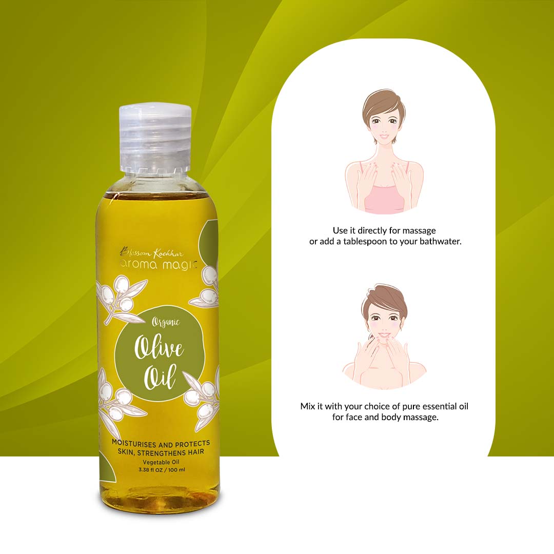 Aroma Magic Organic Olive Oil, 100ml - Image 4 - Buy from Indicrest