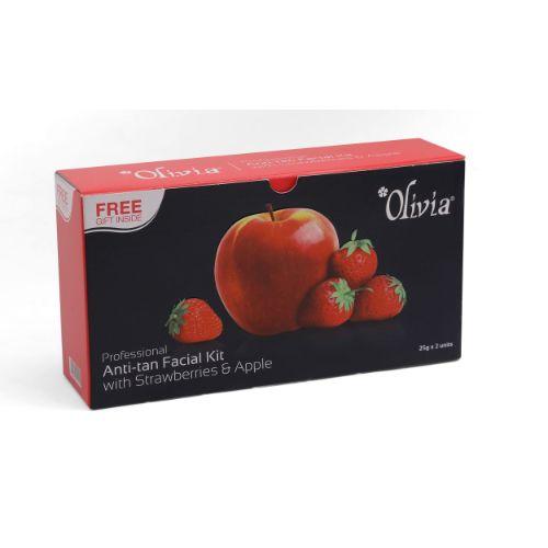Olivia Apple & Strawberry Facial Kit, 50g - Indicrest