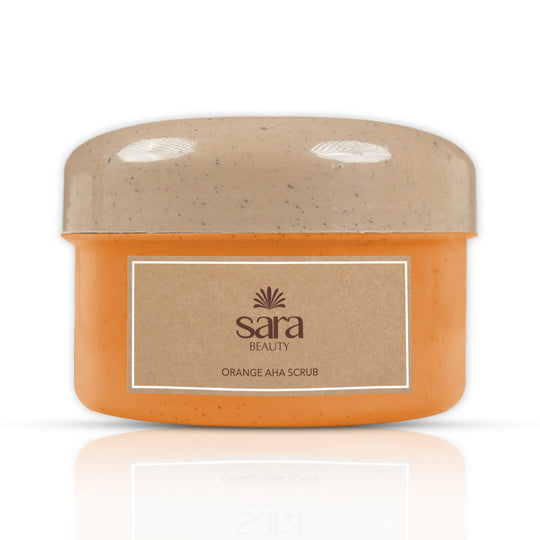 Sara Orange AHA Scrub Enriched with Vitamin C for Blackhead and D-TAN Removal Pore Cleansing Face Brightening Gel, 350g - Buy from Indicrest
