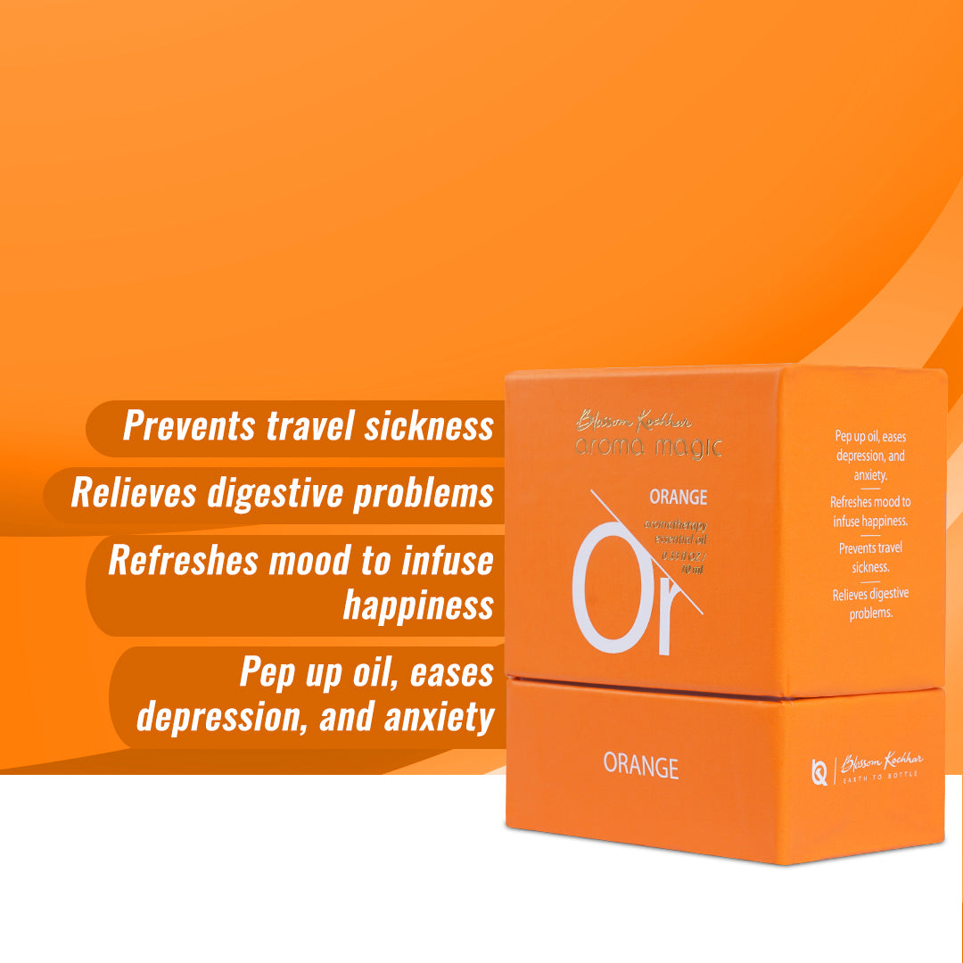 Aroma Magic Orange Essential Oil - Refreshes Mood & Improves Digestion, 10ml - Image 3 - Buy from Indicrest