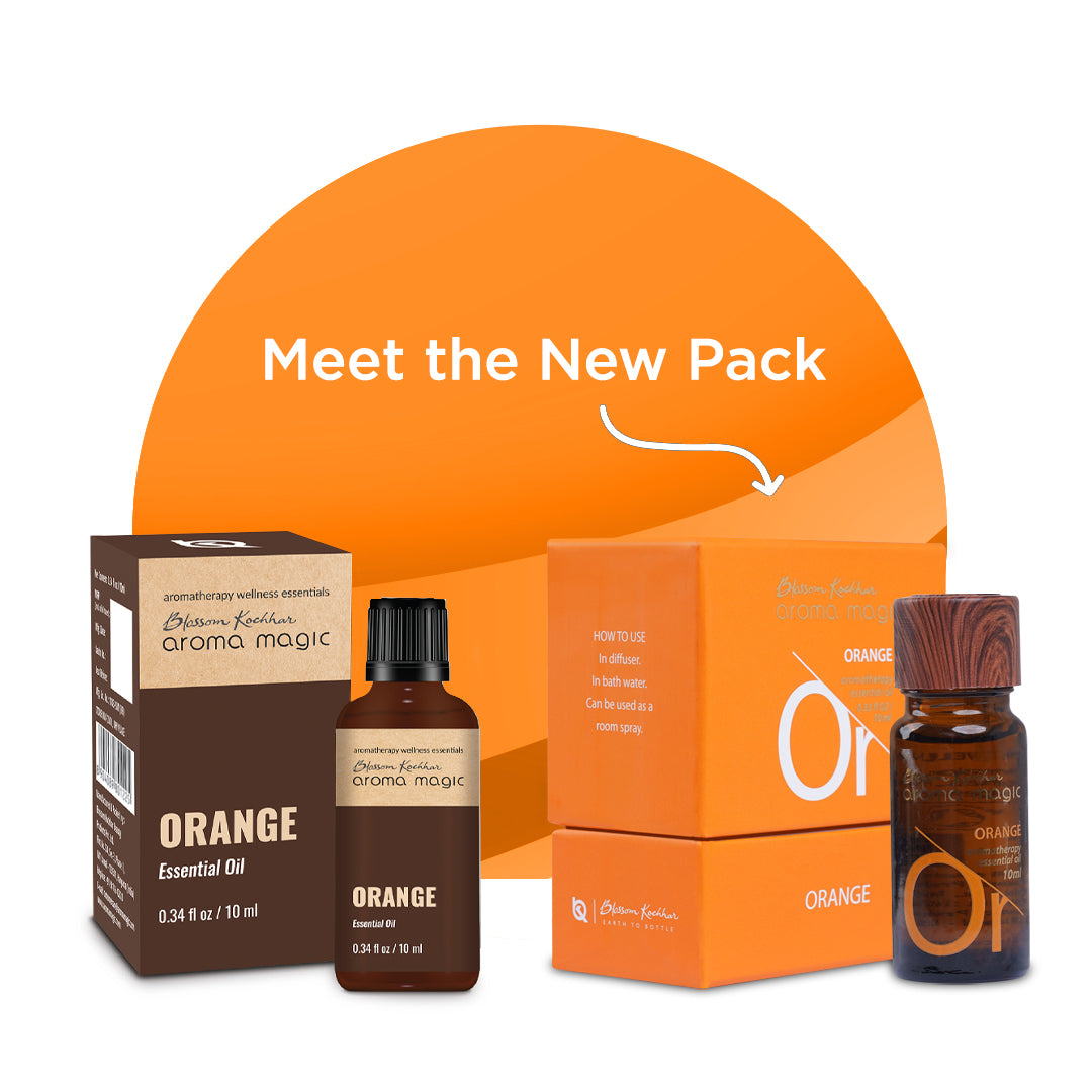 Aroma Magic Orange Essential Oil - Refreshes Mood & Improves Digestion, 10ml - Buy from Indicrest