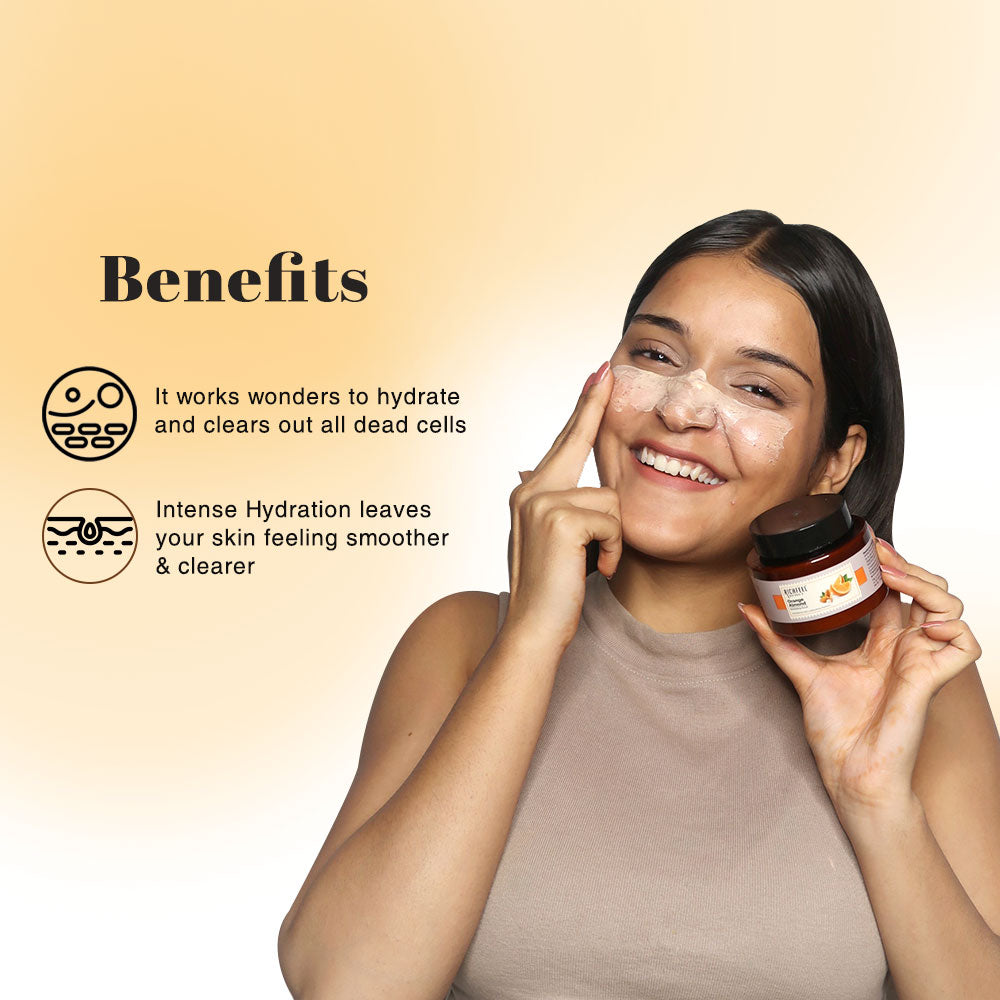 Richfeell Orange Almond Exfoliating Scrub 100 g Pack of 3 - Image 2 - Buy from Indicrest