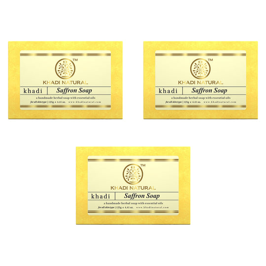 Khadi Natural Saffron Combo Pack Of 3 – 125gm Each - Buy from Indicrest