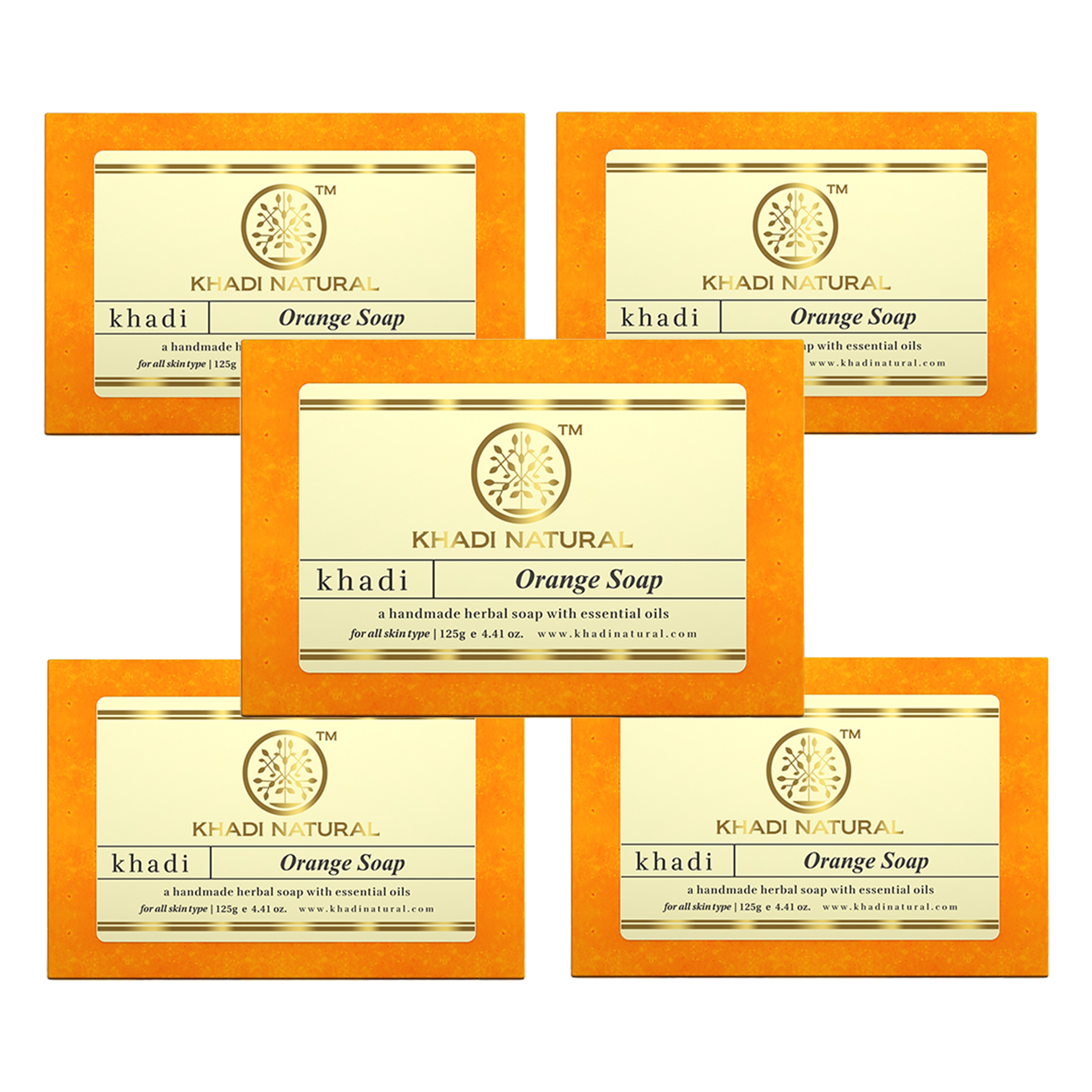 Khadi Natural Orange Soap 125gm - Image 10 - Buy from Indicrest