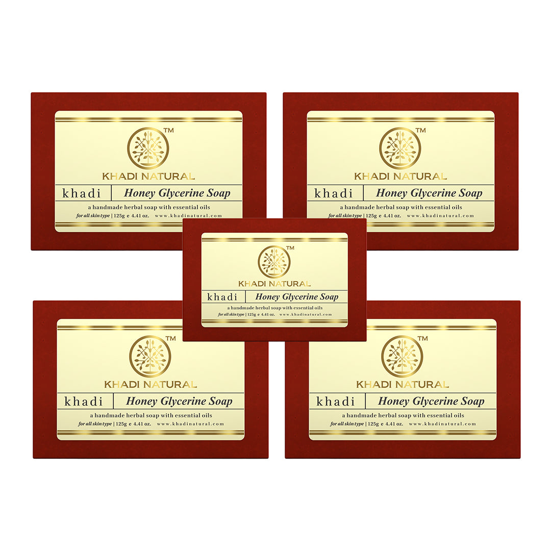 Khadi Natural Honey Glycerine Soap 125gm - Image 10 - Buy from Indicrest