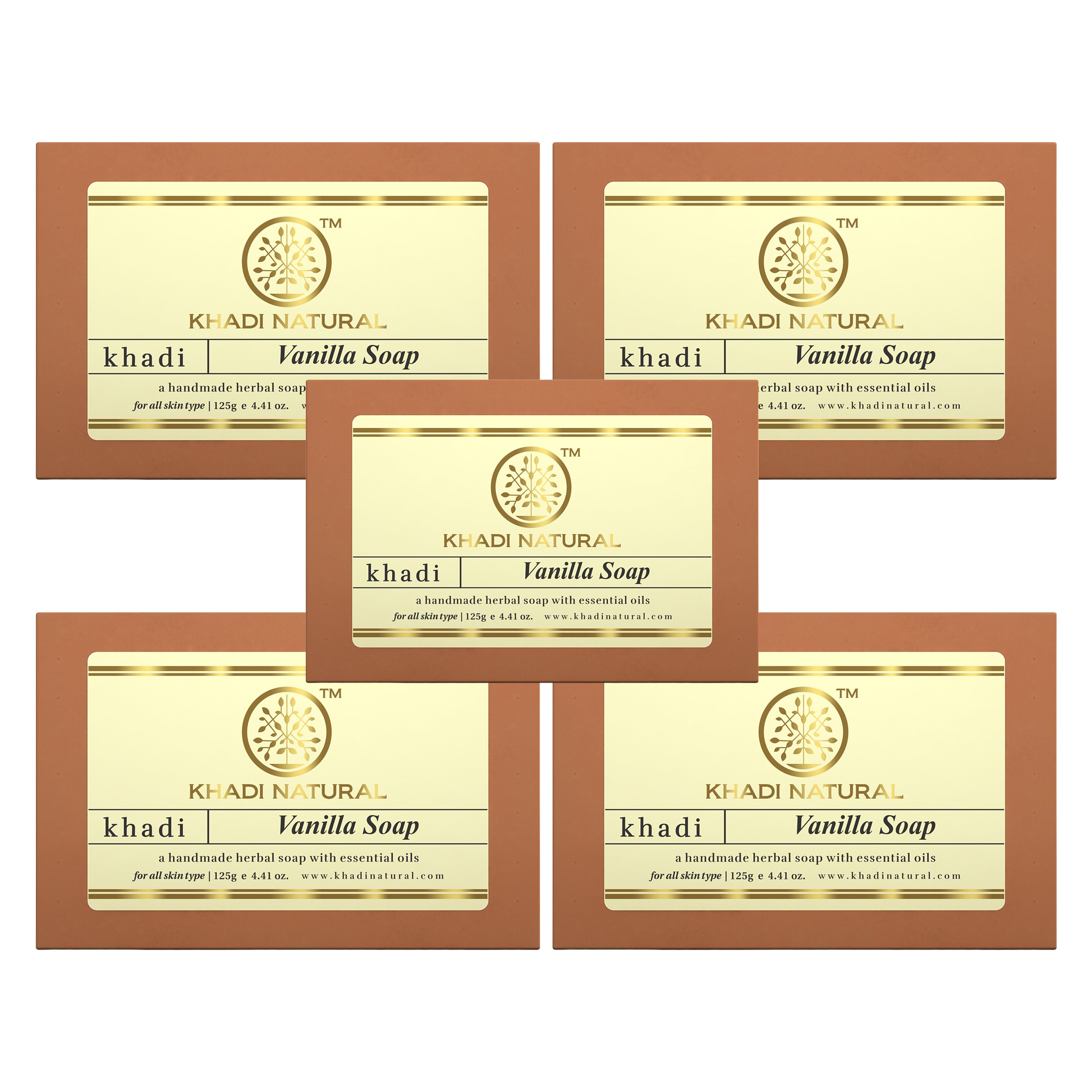 Khadi Natural Vanilla Soap - 125gm - Image 10 - Buy from Indicrest