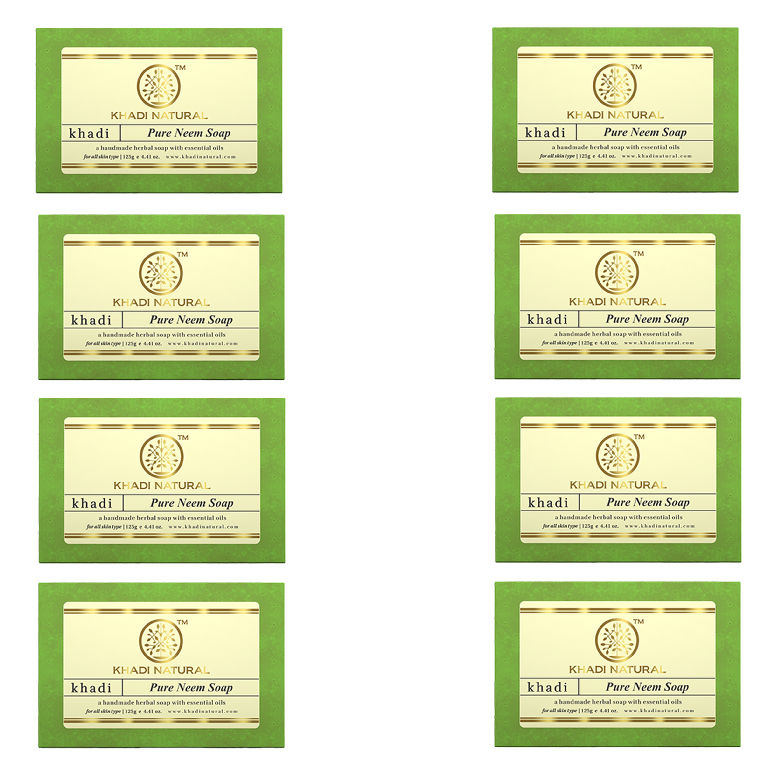 Khadi Natural Pure Neem Soap - 125gm - Image 11 - Buy from Indicrest