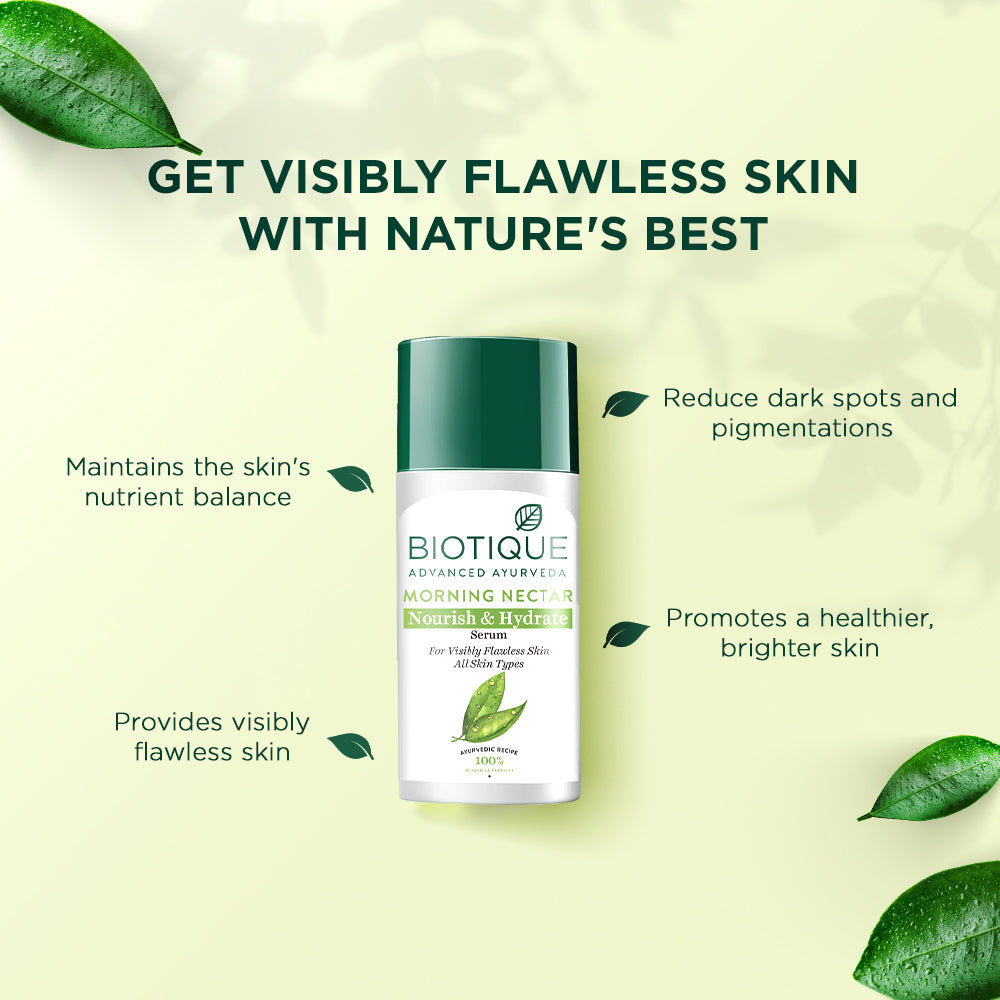 Biotique Morning Nectar Nourish & Hydrate Serum, 40ml - Image 6 - Buy from Indicrest