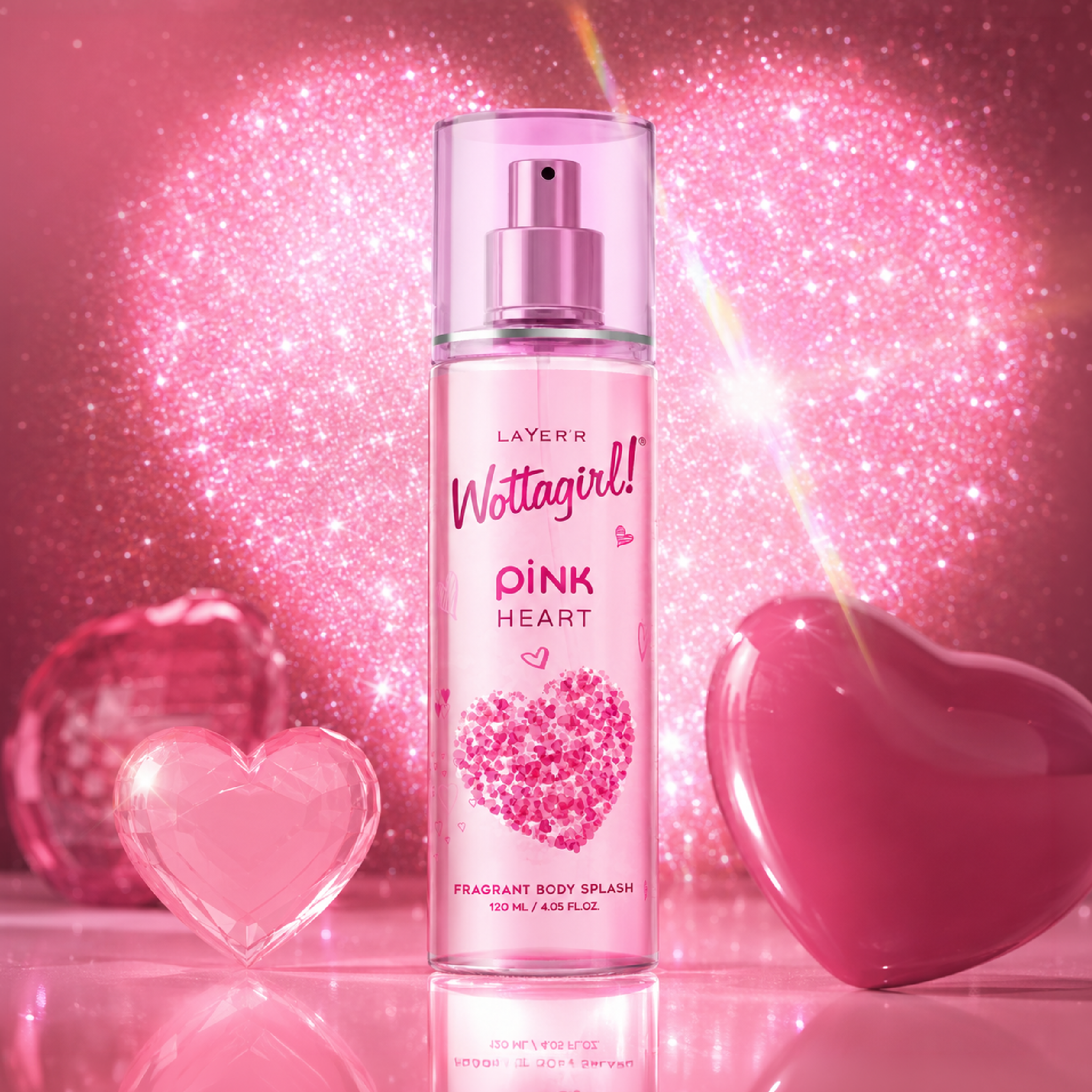 Wottagirl PINK HEART - 120ml - Buy from Indicrest