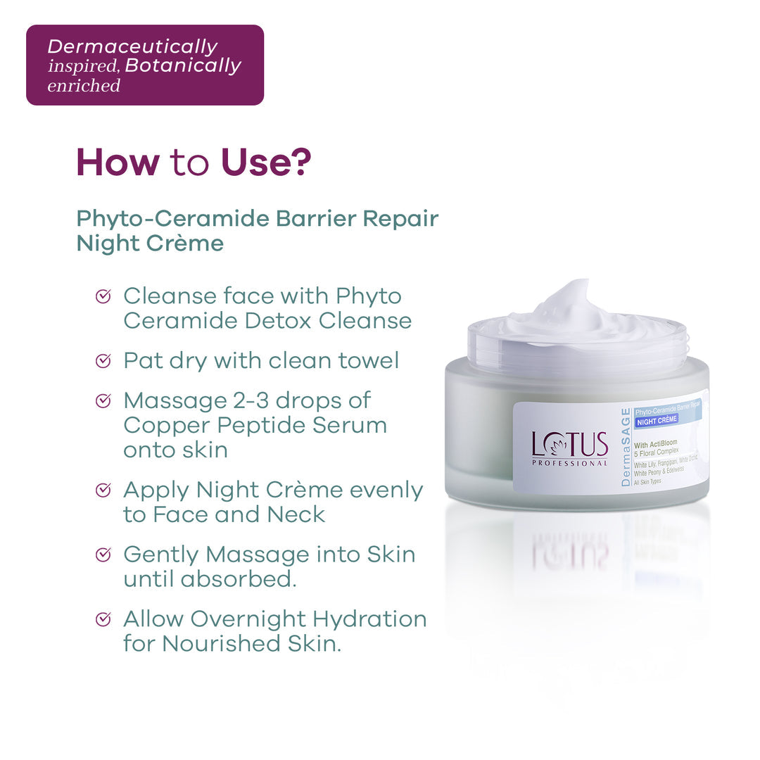 lotus-professional-dermasage-phyto-ceramide-barrier-night-creme-50g - Image 4 - Buy from Indicrest
